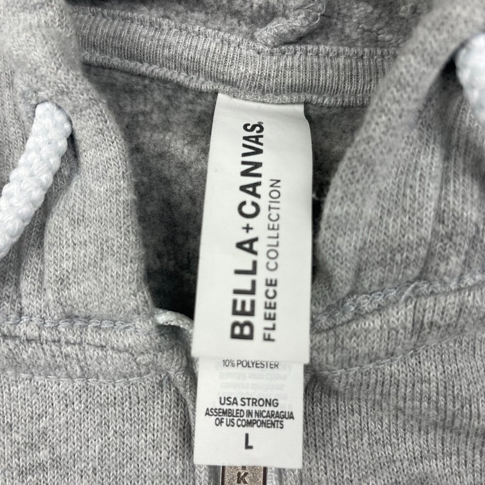Bella Canvas Disney Little Mermaid Full Zip Hoodie Sweatshirt Women's Size Large - Picture 7 of 11